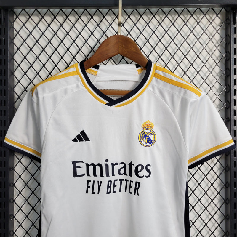 Conjunto Infantil Oficial do Real Madrid 23/24 - Kids