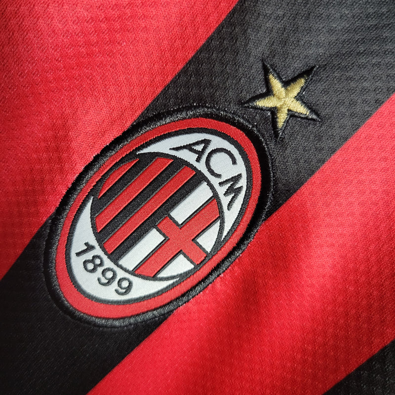 Camisa Oficial do Milan 22/23 - Manga Longa