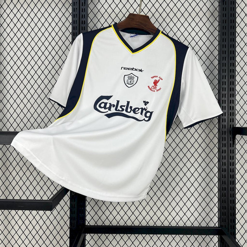 Camisa Retrô do Liverpool 2001/2002 - Versão Retrô