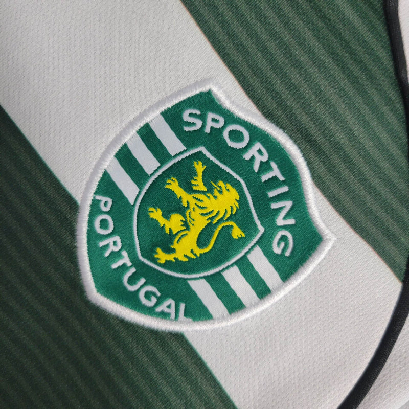 Camisa Retrõ do Sporting 2001/2003 - Manga Longa