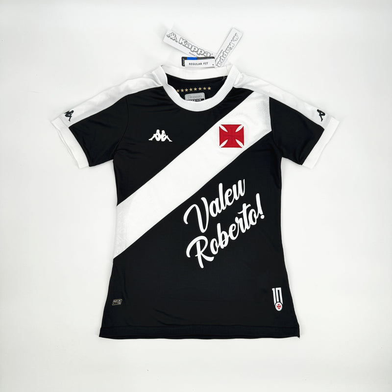 Camisa Feminina Oficial do Vasco 24/25 Baby Look - Completa com Patrocínios