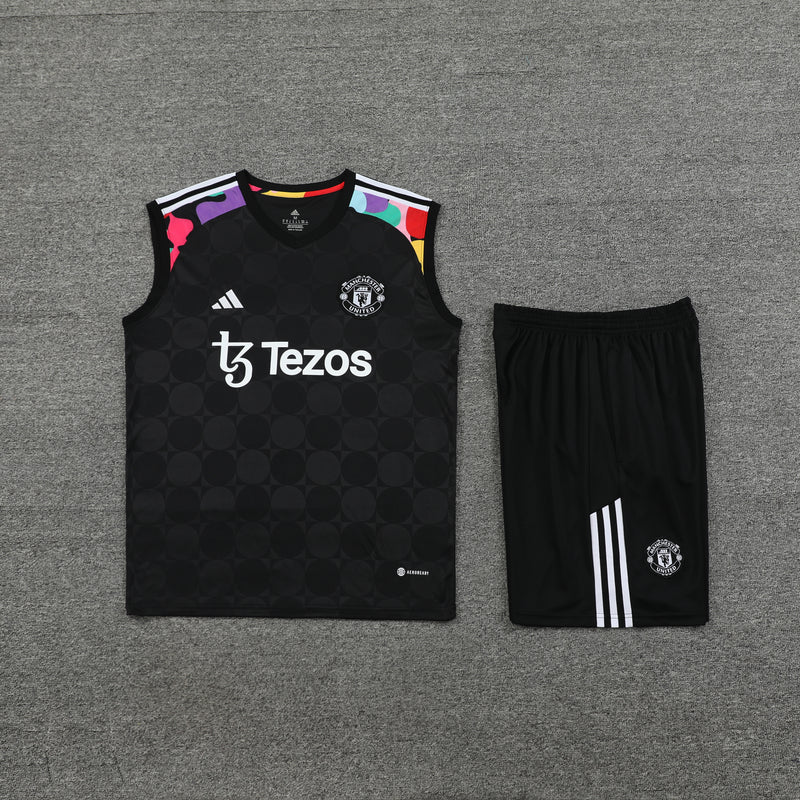 Kit Oficial do Manchester United 24/25 - Treino