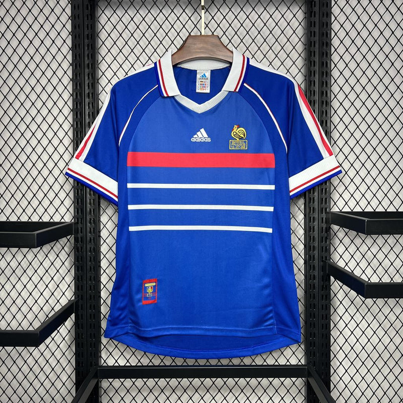 Camisa Retrô da França 1998