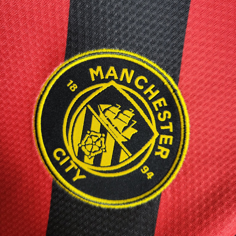 Camisa 2 Oficial do Manchester City 22/23 - Manga Longa