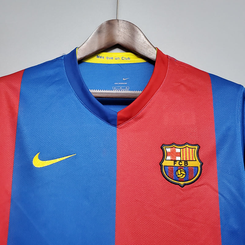 Camisa Retrô do Barcelona 2006/2007 - Manga Longa