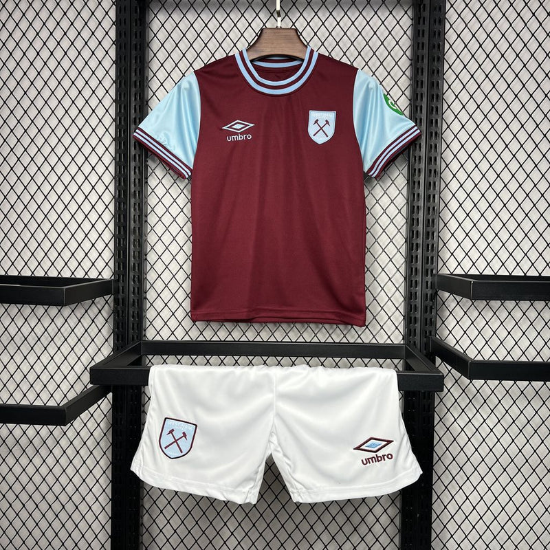 Conjunto Infantil Oficial do West Ham 24/25 - Kids