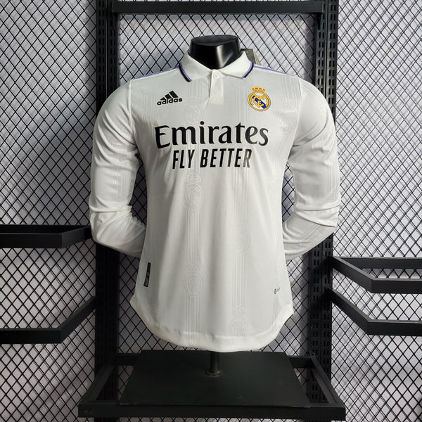 Camisa Oficial do Real Madrid 22/23 - Manga Longa