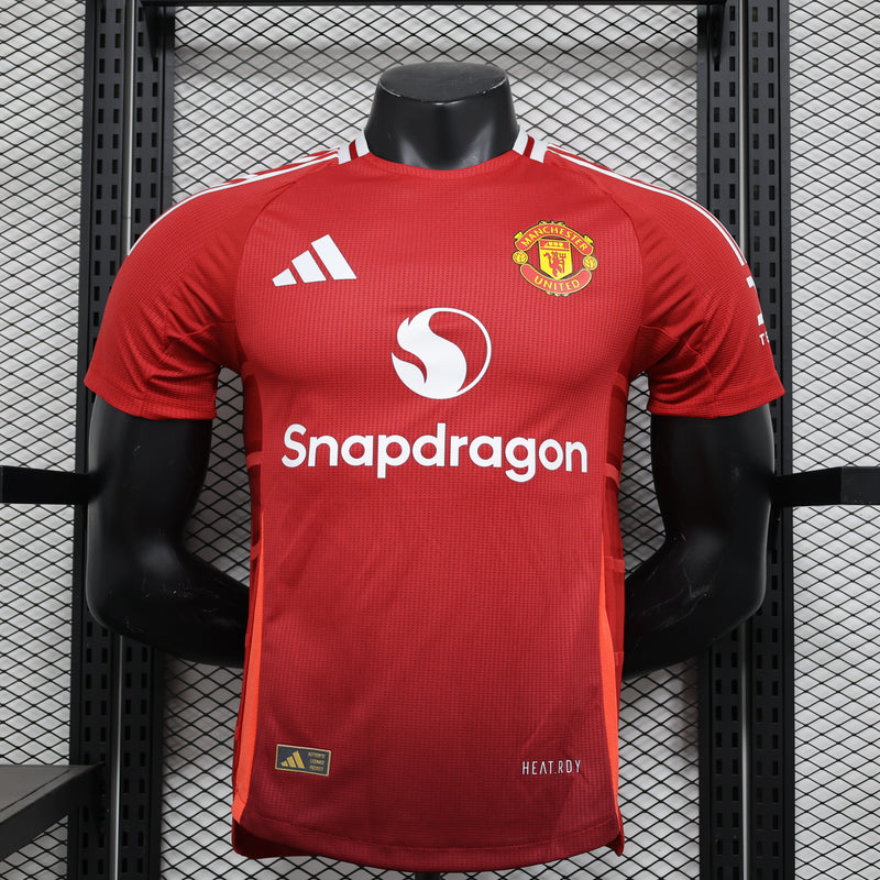 Camisa Oficial do Manchester United 24/25 - Versão Jogador