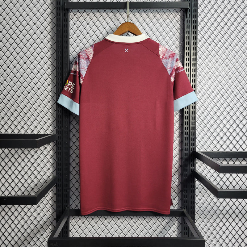 Camisa Oficial do West Ham 22/23 Versão Torcedor