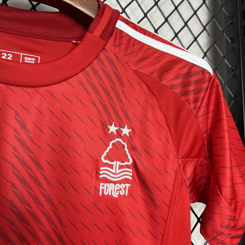 Conjunto Infantil Oficial do Nottingham Forest 24/25 - Kids