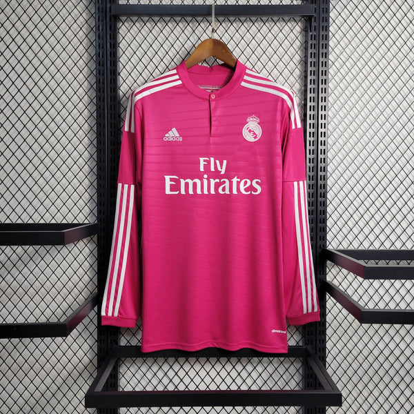 Camisa Retrô do Real Madrid 2014/2015 - Manga Longa