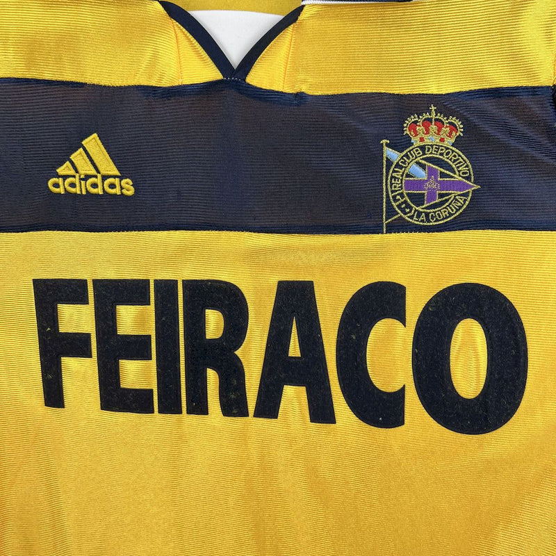 Camisa Retrô do Deportivo la Coruña 1999/2000 - Versão Retrô