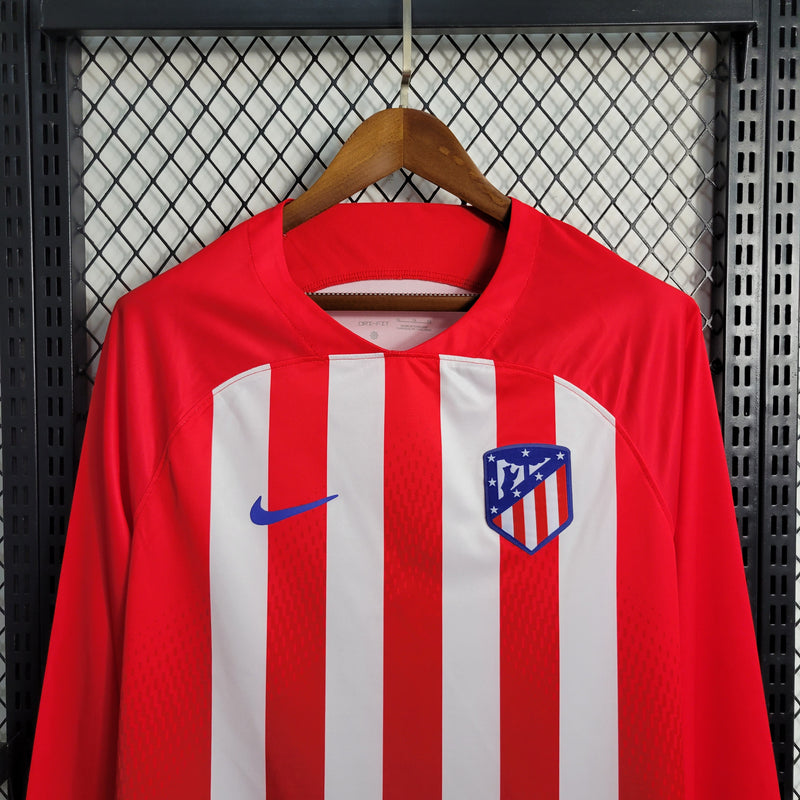 Camisa Oficial do Atlético de Madrid 23/24 - Manga Longa