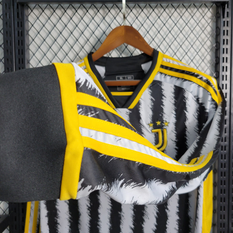 Camisa Oficial da Juventus 23/24 - Manga Longa