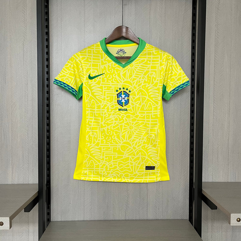 Camisa Feminina Oficial do Brasil 24/25 - Baby Look