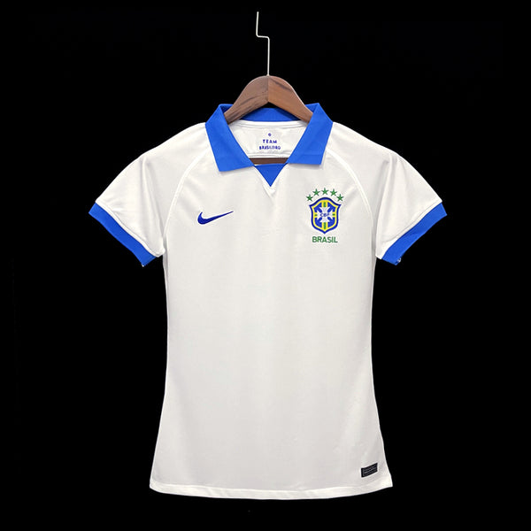 Camisa Retrô Feminina do Brasil 2019 - Baby Look