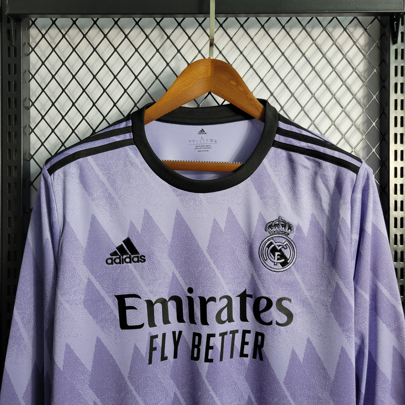 Camisa 2 Oficial do Real Madrid 22/23 - Manga Longa