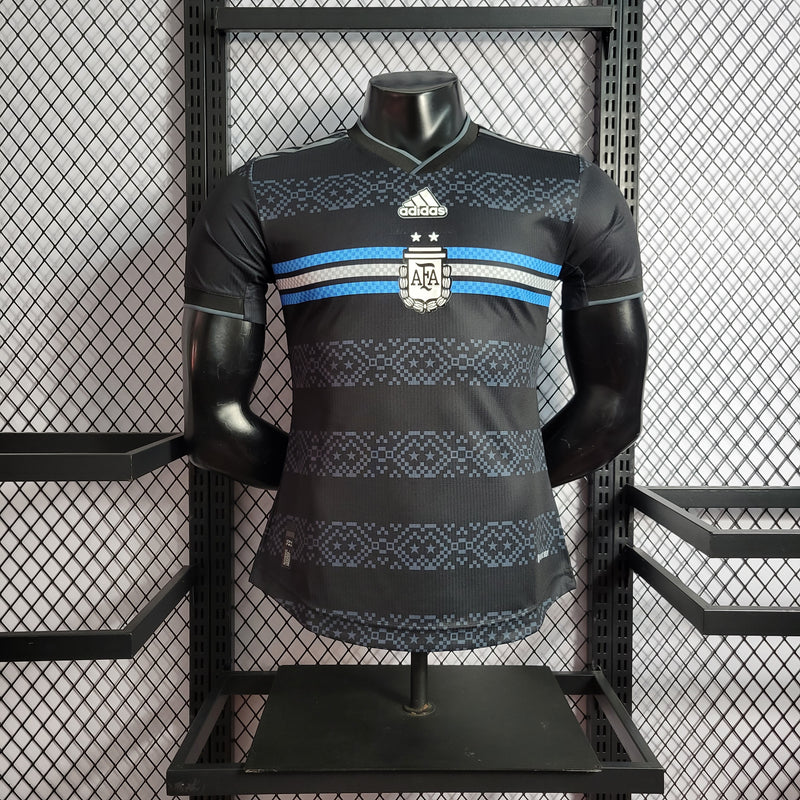 Camisa da Argentina Versão Jogador 22/23 - Edição Black