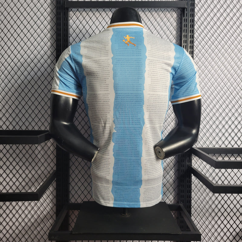 Camisa da Argentina Versão Jogador 22/23 - Edição Comemorativa