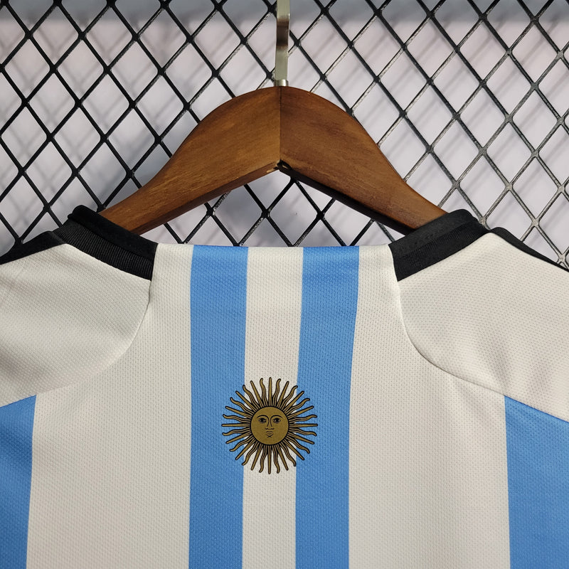 Camisa Feminina Oficial da Argentina 22/23 - Baby Look