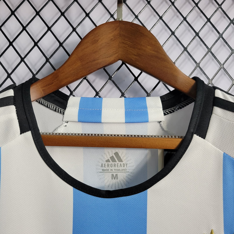 Camisa Feminina Oficial da Argentina 22/23 - Baby Look