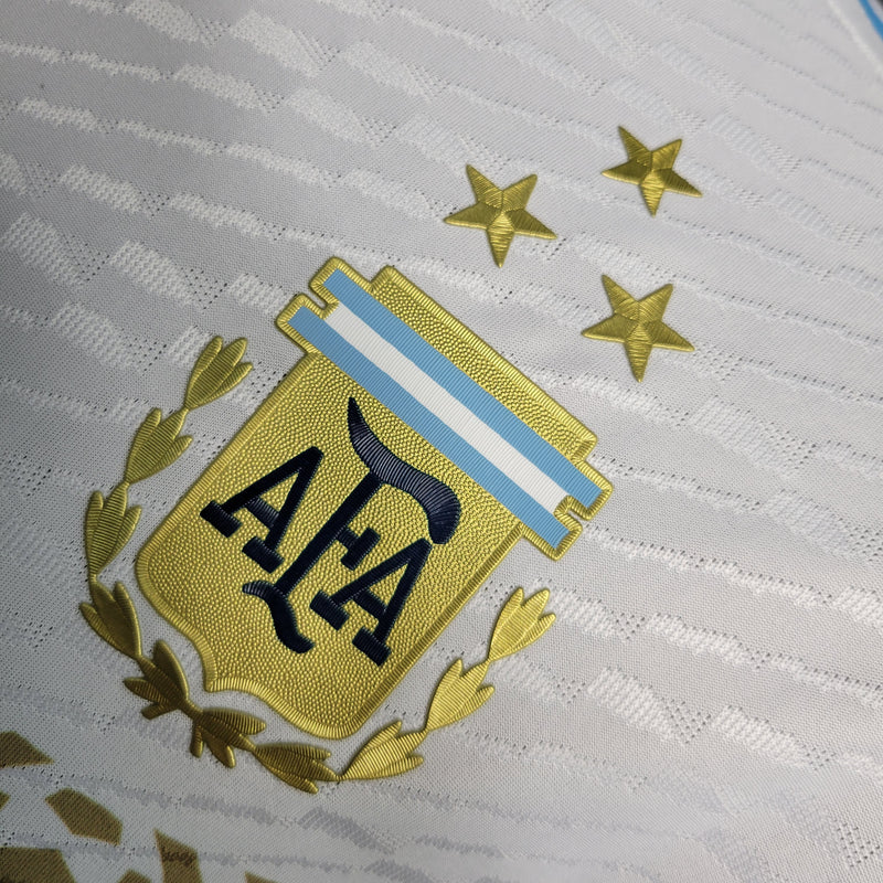 Camisa Oficial da Argentina Versão Jogador 23/24 - Edição Comemorativa