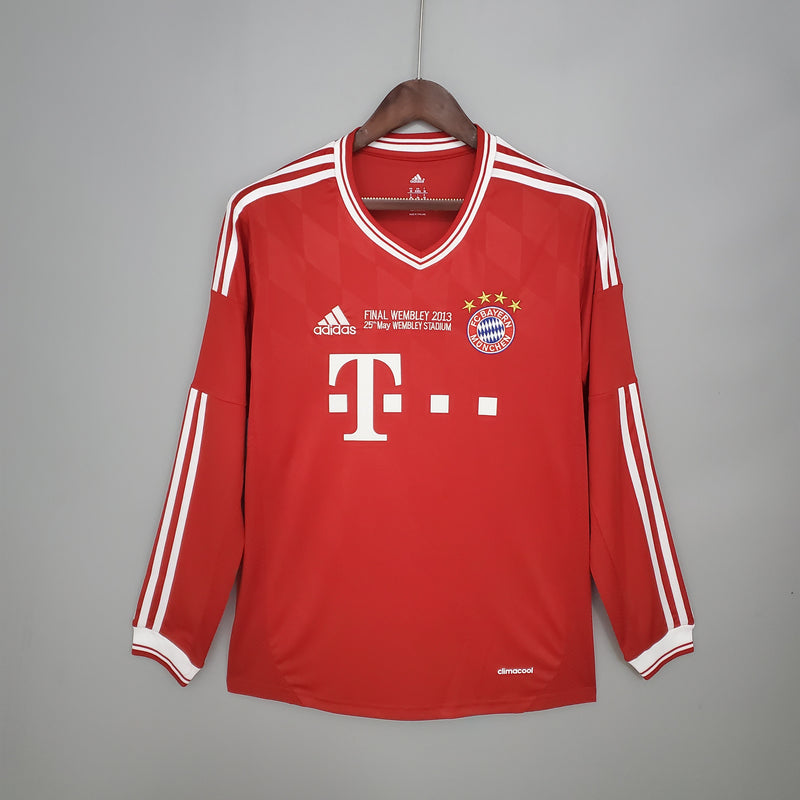 Camisa Retrô do Bayern de Munique 2013/2014 - Manga Longa