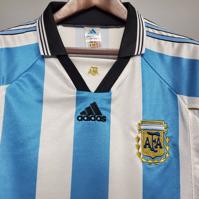 Camisa Retrô da Argentina 1998