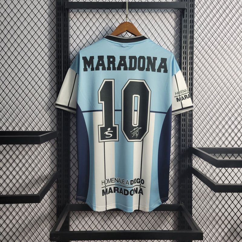 Camisa Retrô da Argentina 2001 - Maradona Despedida