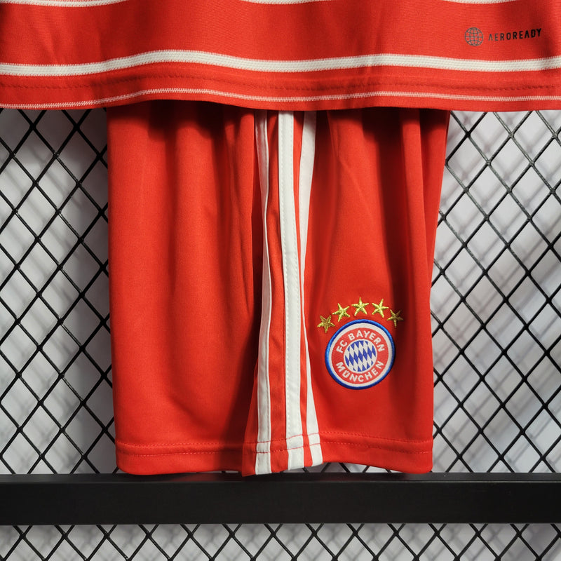 Conjunto Oficial do Bayern de Munique 22/23 - Kids