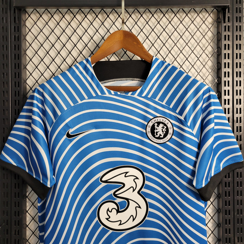 Camisa Oficial do Chelsea 23/24 - Treino