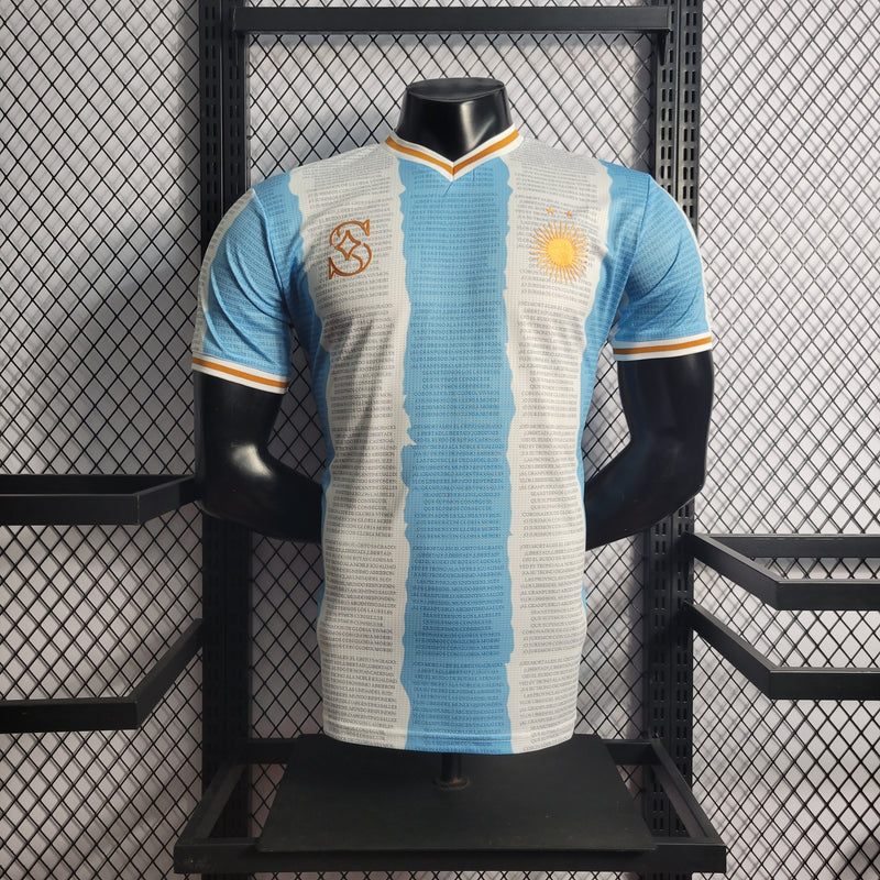 Camisa da Argentina Versão Jogador 22/23 - Edição Comemorativa