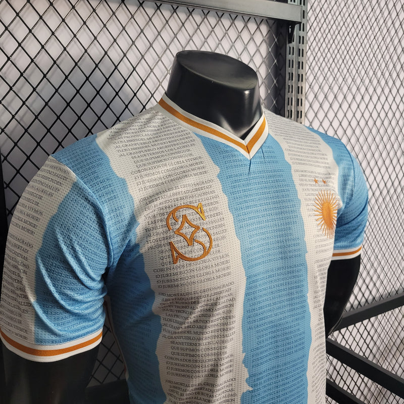 Camisa da Argentina Versão Jogador 22/23 - Edição Comemorativa