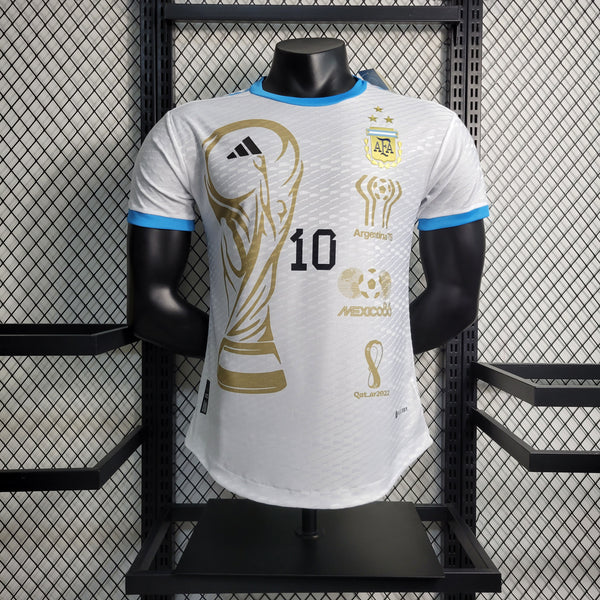 Camisa Oficial da Argentina Versão Jogador 23/24 - Edição Comemorativa